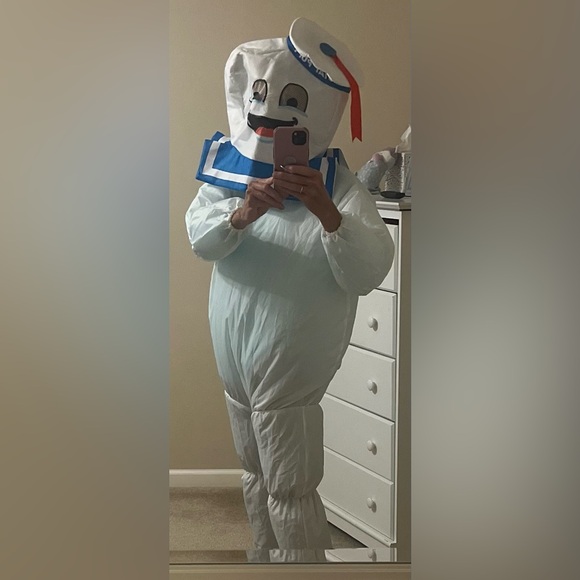 Halloween costume or cosplay outfit- kids size 12/14. Marshmallow man. - Picture 3 of 9